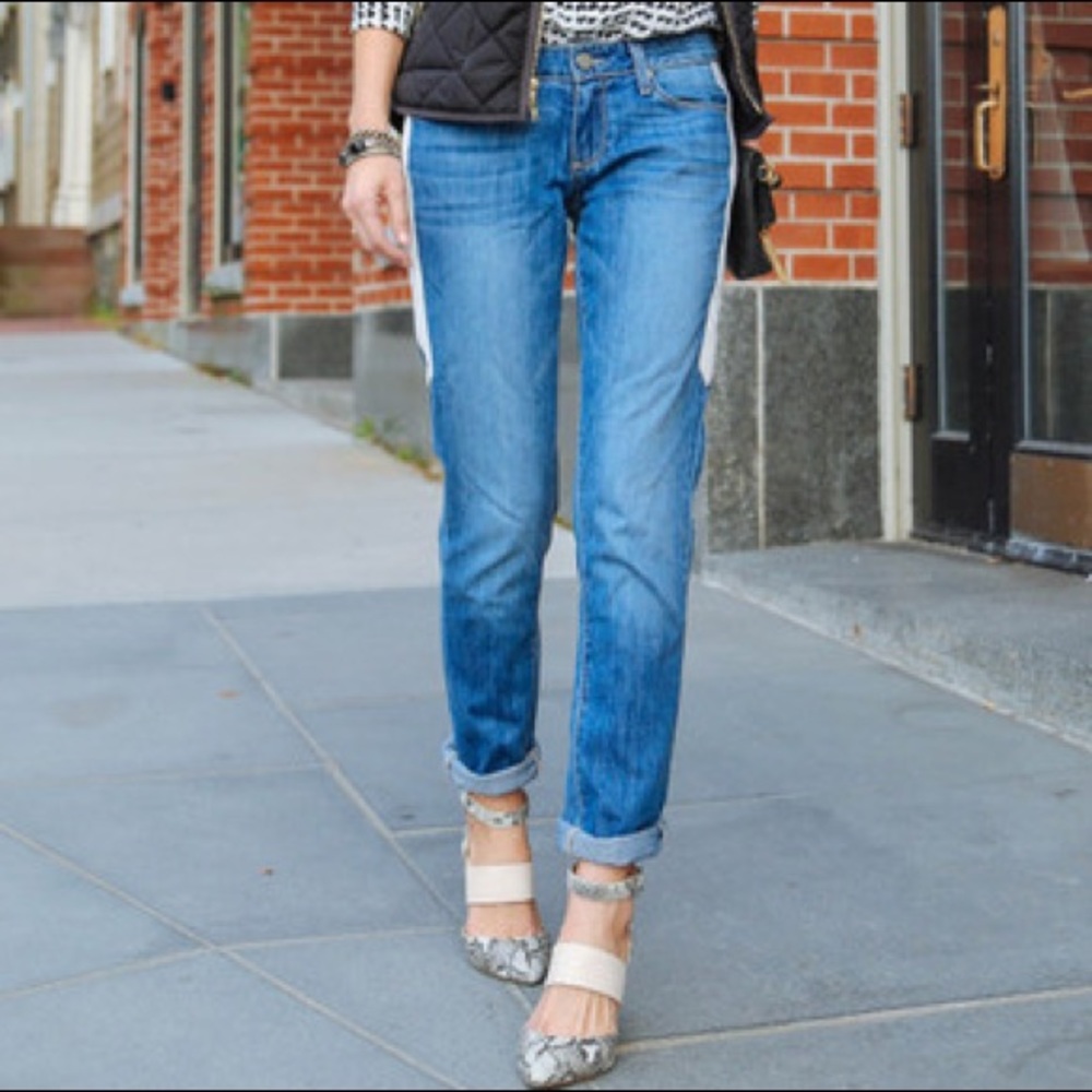Paige Premium Denim Jimmy Jimmy Boyfriend Jean size 24 EUC